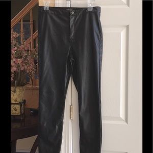 TopShop faux leather pants Size 8 NWOT